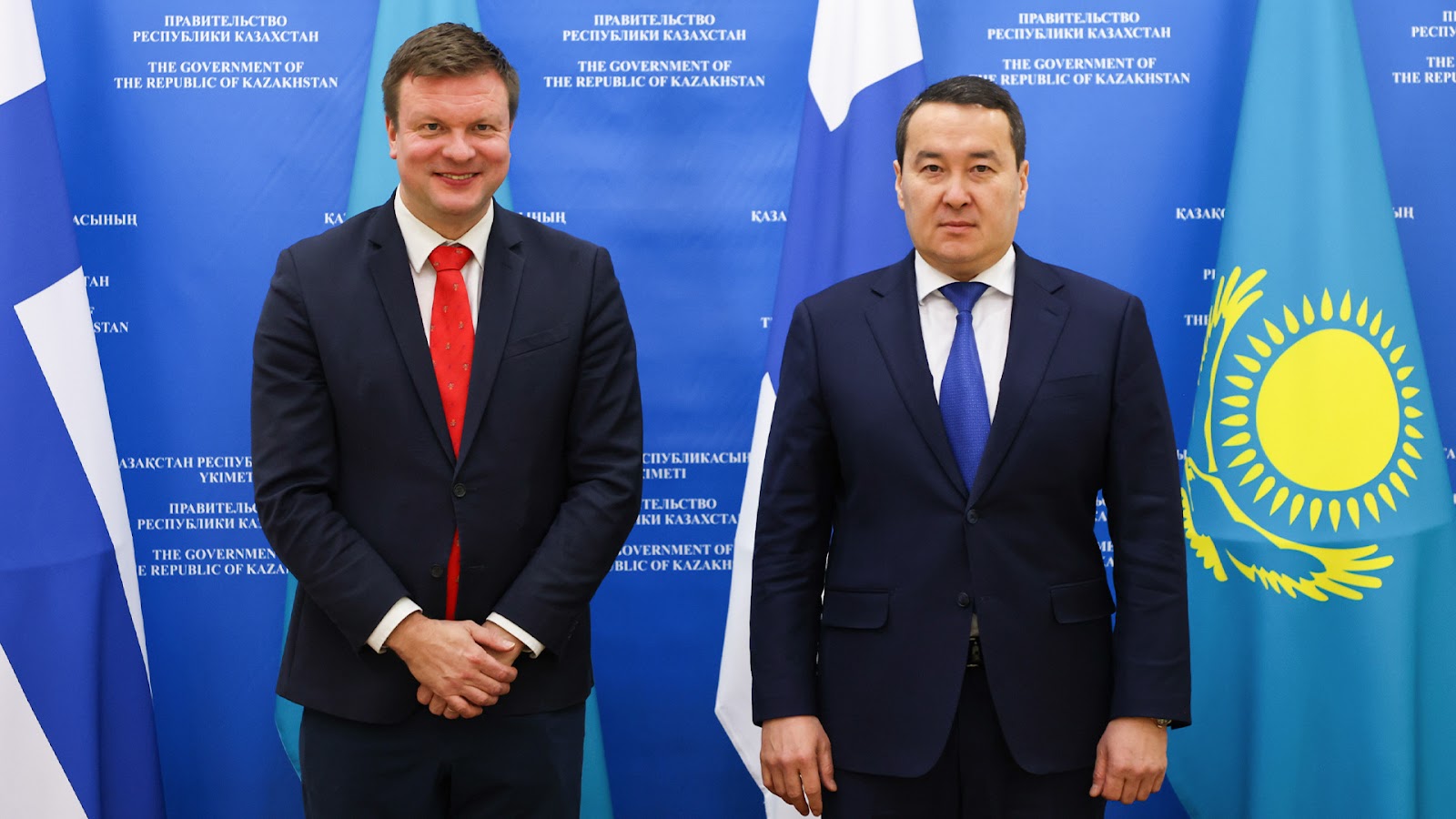 Казахстан настроен на укрепление взаимовыгодного сотрудничества с Финляндией