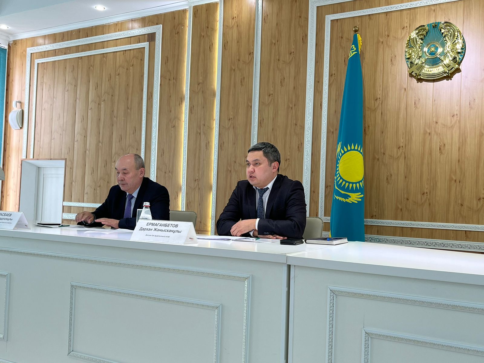 IN TOTAL, A PRE-ELECTION MEETING WITH THE CHAIRMEN OF 31 PRECINCT ELECTION COMMISSIONS WAS HELD IN THE AITEKEBIYSKY DISTRICT