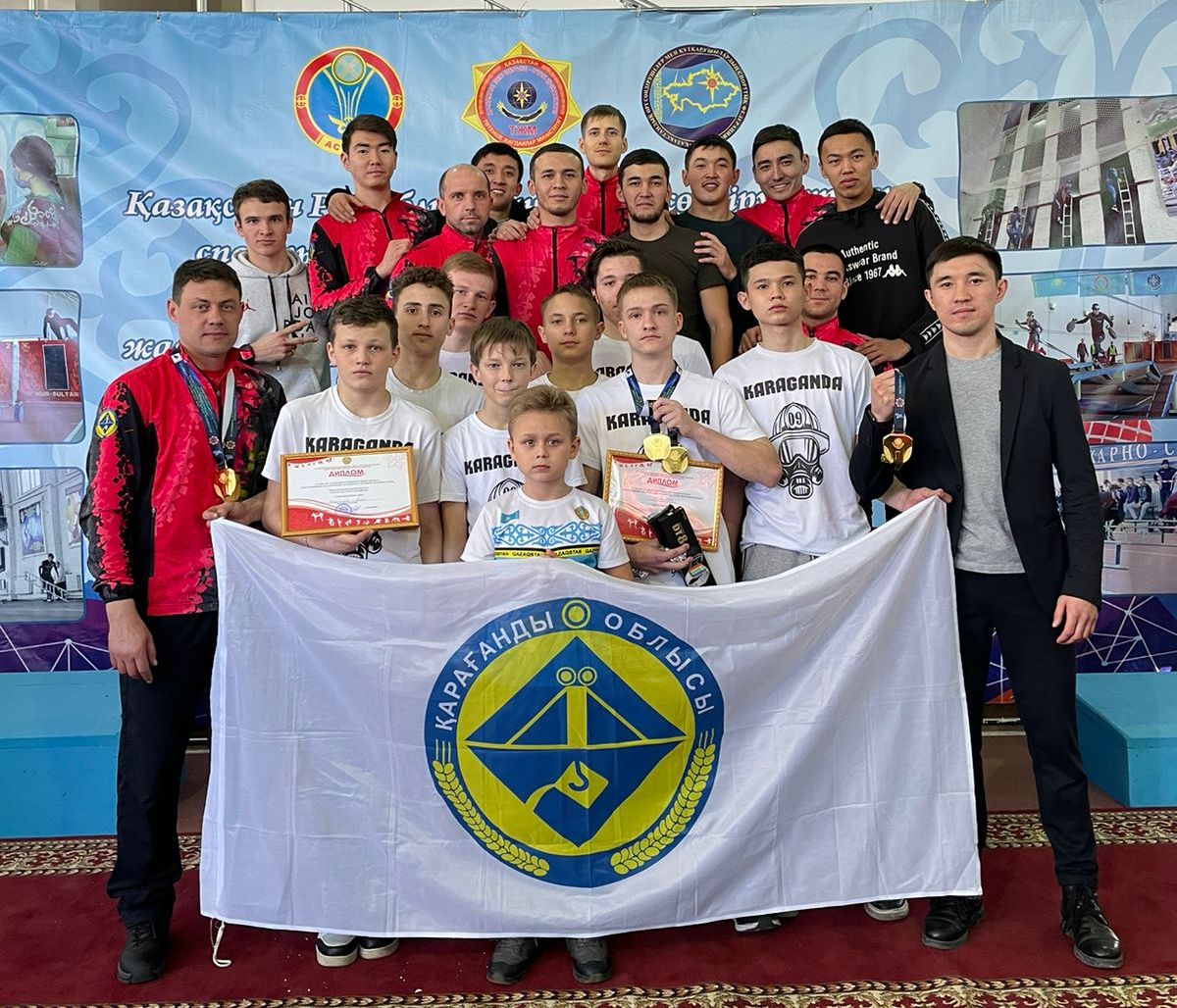 Школьник из Караганды – абсолютный чемпион Казахстана по пожарно-спасательному спорту