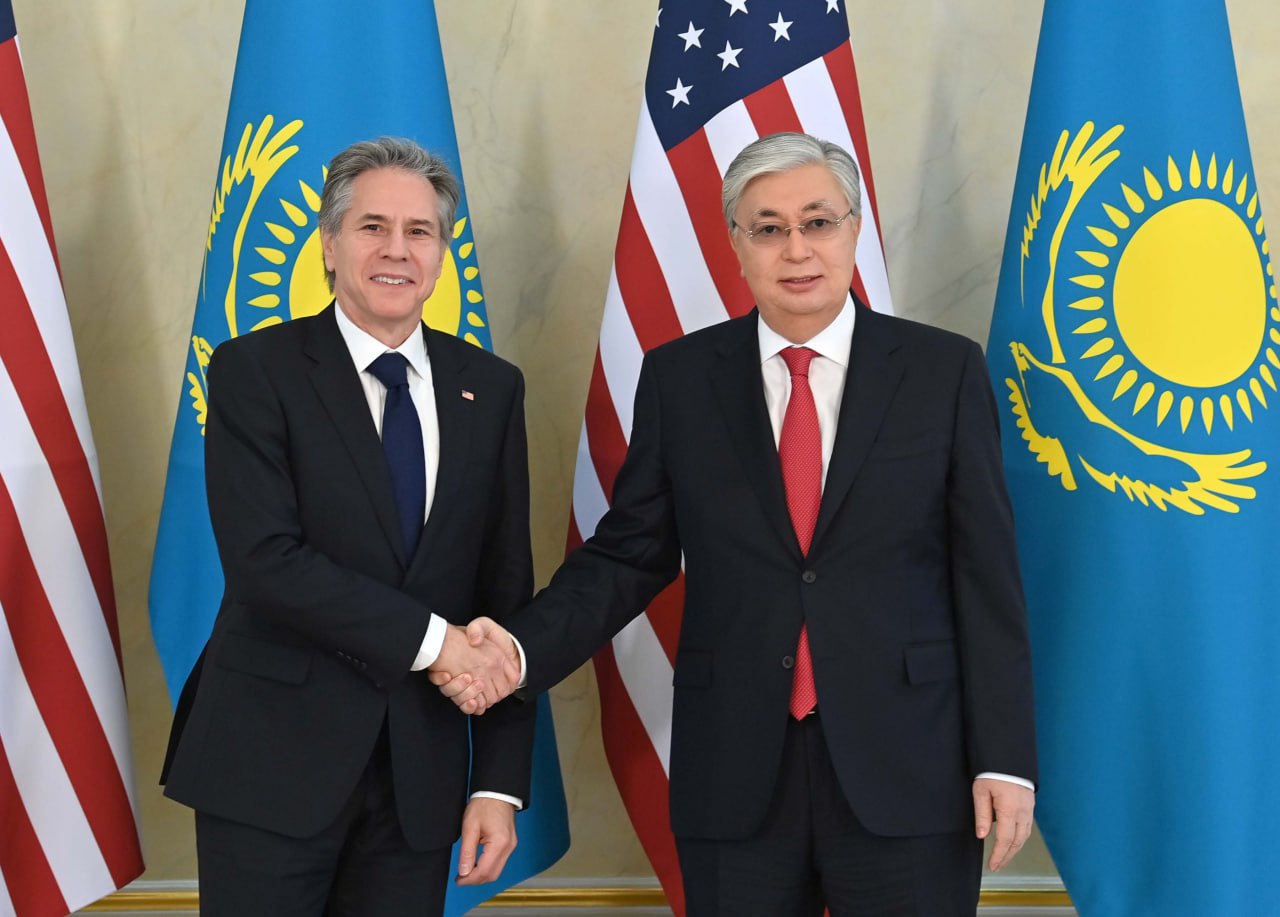 President Kassym-Jomart Tokayev held a meeting with U.S. Secretary of State Antony Blinken