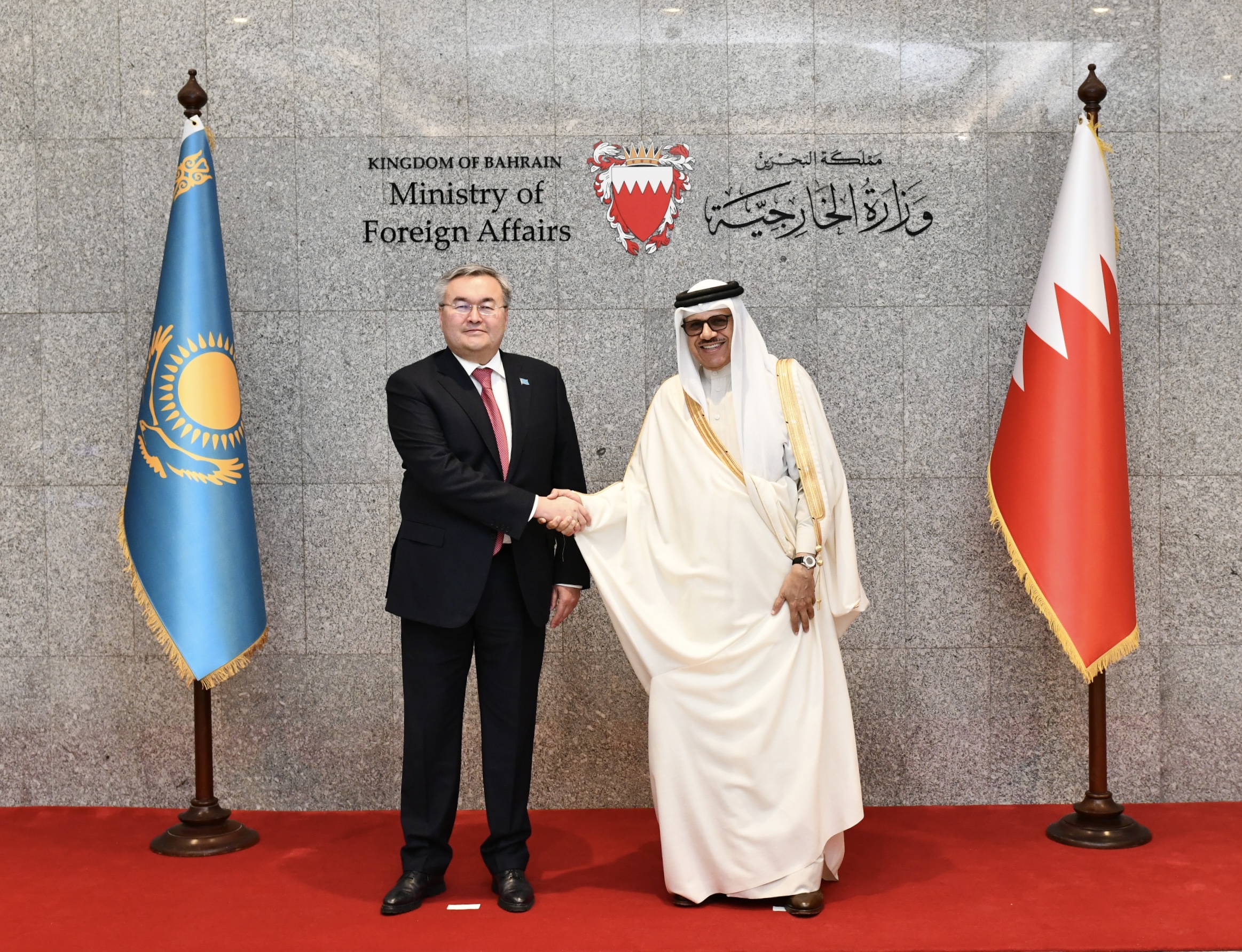 On Official Visit of Foreign Minister of Kazakhstan to Kingdom of Bahrain