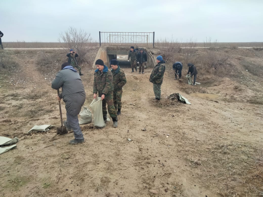 Эвакуированные жители вернулись в свои дома  в Туркестанской области