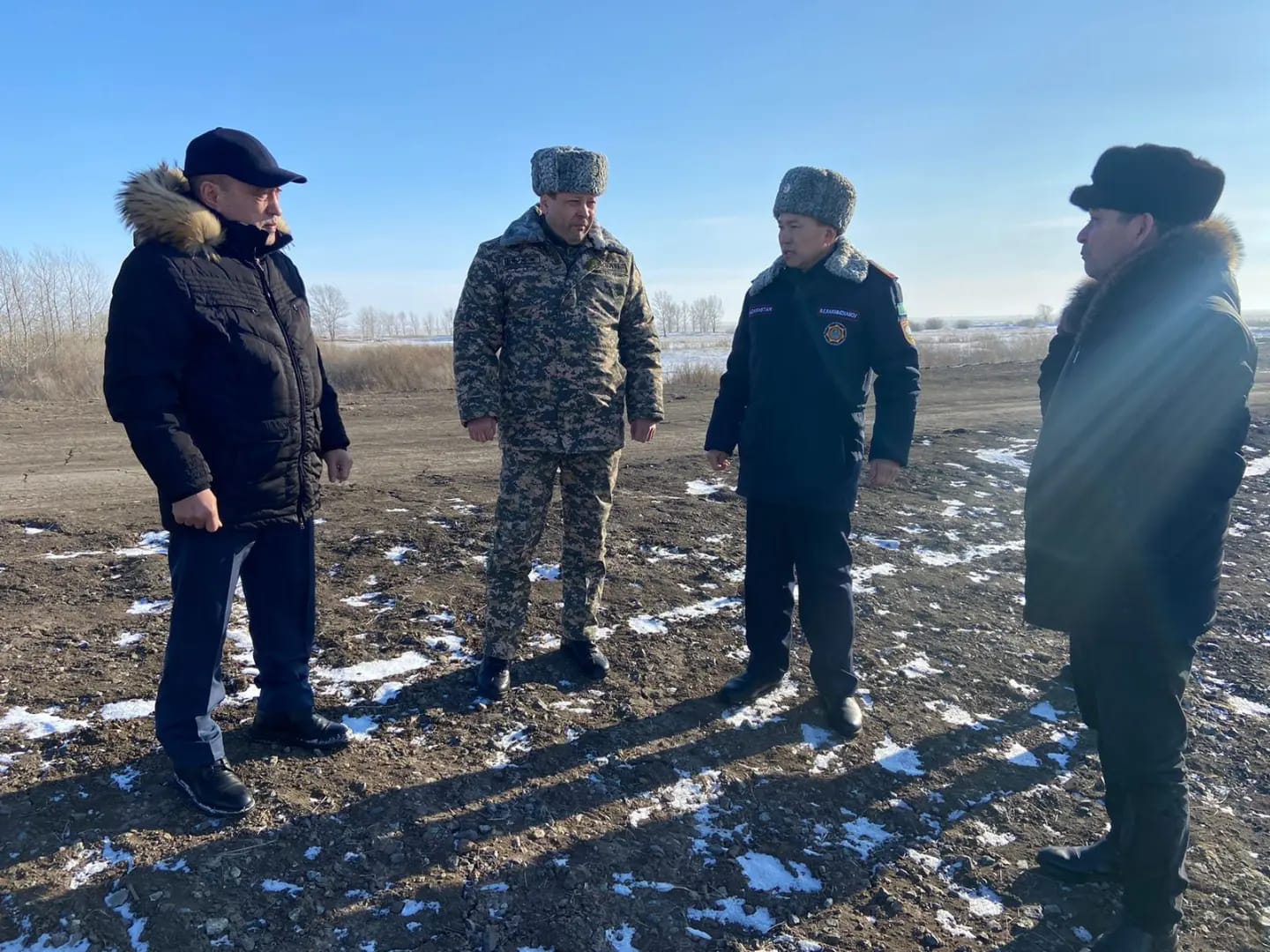 Уәлиханов ауданының аумағында алдағы су тасқыны кезеңіне дайындық.