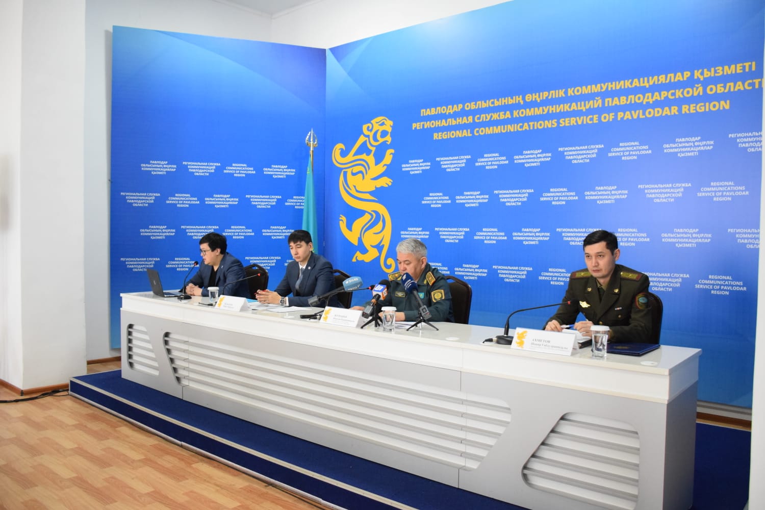 Проведен брифинг "О проводимых противопаводковых  мероприятиях на территории Павлодарской области"