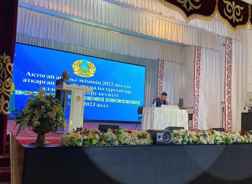 08.02.2023 года состоялась очередная отчетная встреча акима села Актогай Болганбаев К. Н.перед жителями села о проделанной работе за 2022 год. Во встрече приняли участие заместитель акима района А. Аманжолов, ветераны района, села, работники отраслевого отдела, жители села. Аким села кратко доложил о проделанной работе в прошлом году и остановился на предстоящих задачах. В конце отчета были заслушаны предложения населения и даны ответы на вопросы.