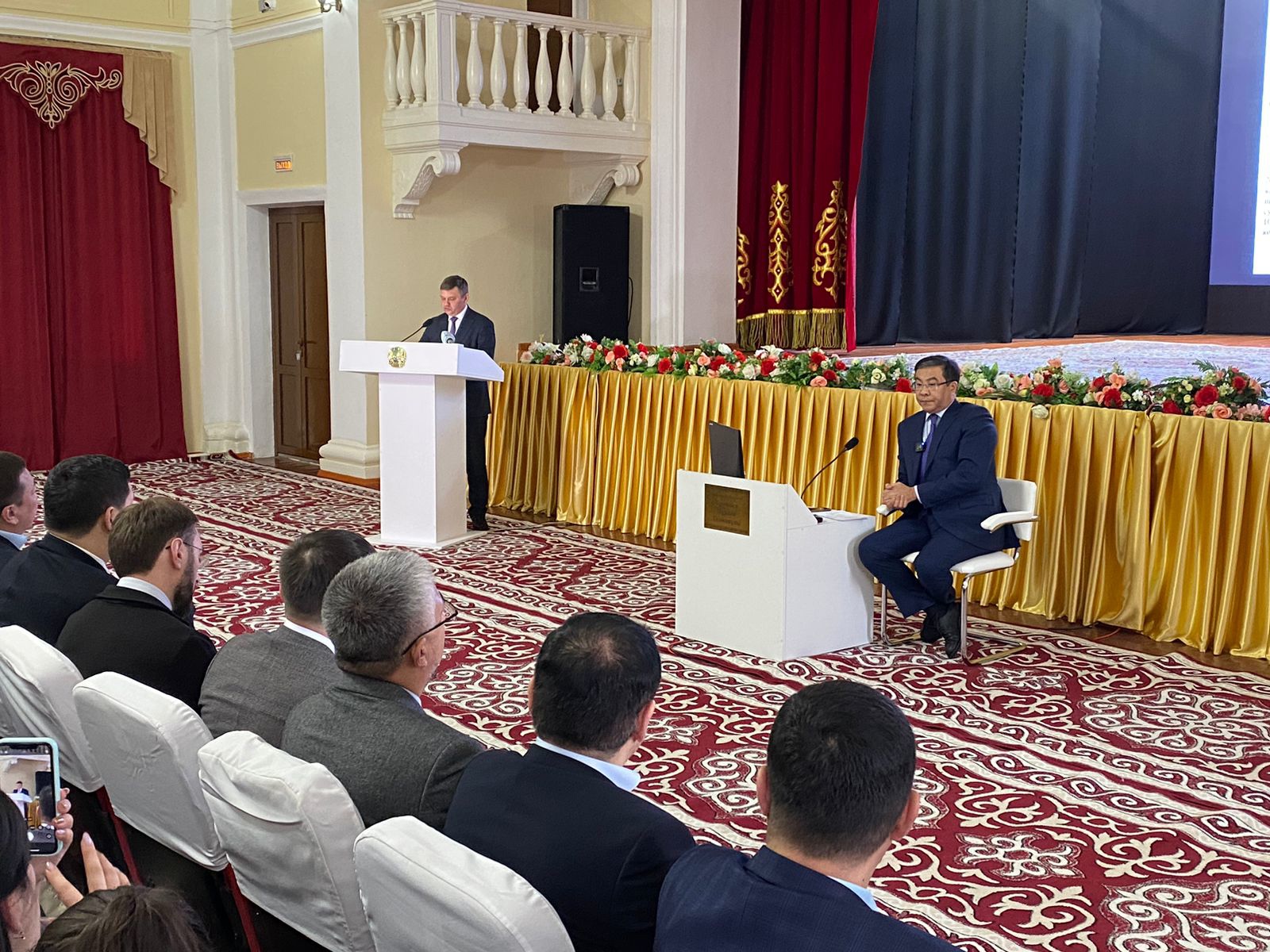 Курчатов с рабочим визитом посетил аким области Уранхаев Нурлан Тельманович