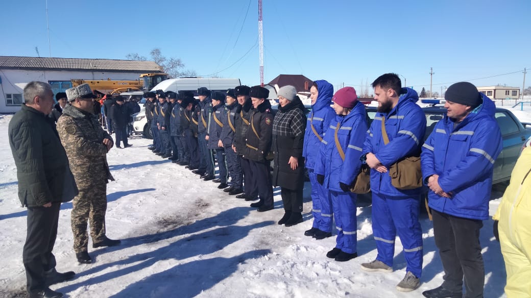 СҚО ТЖД бастығы Ғ. Мүсірепов ауданының су тасқынына дайындығын тексерді