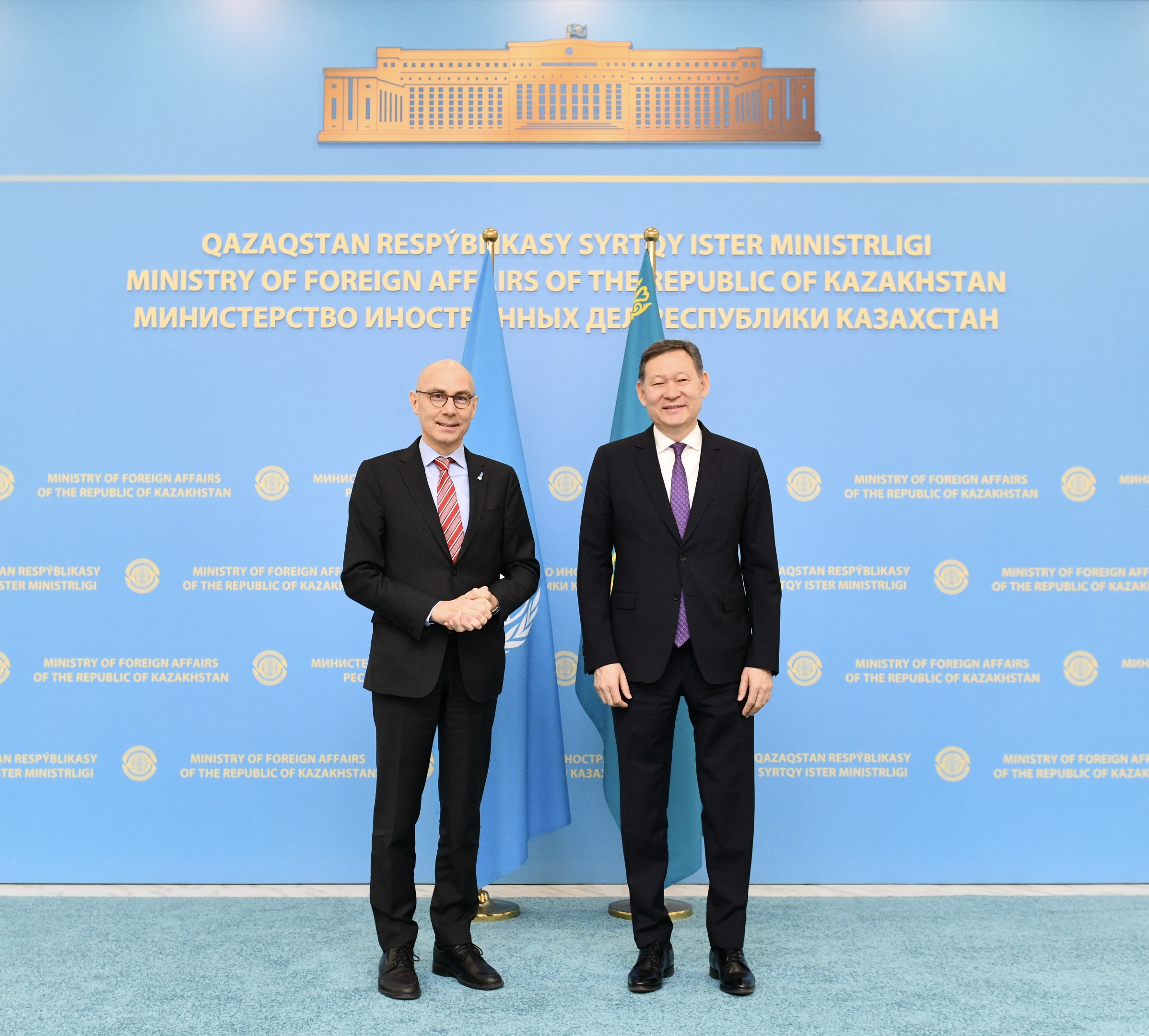 В МИД Казахстана состоялась встреча с Верховным комиссаром ООН по правам человека