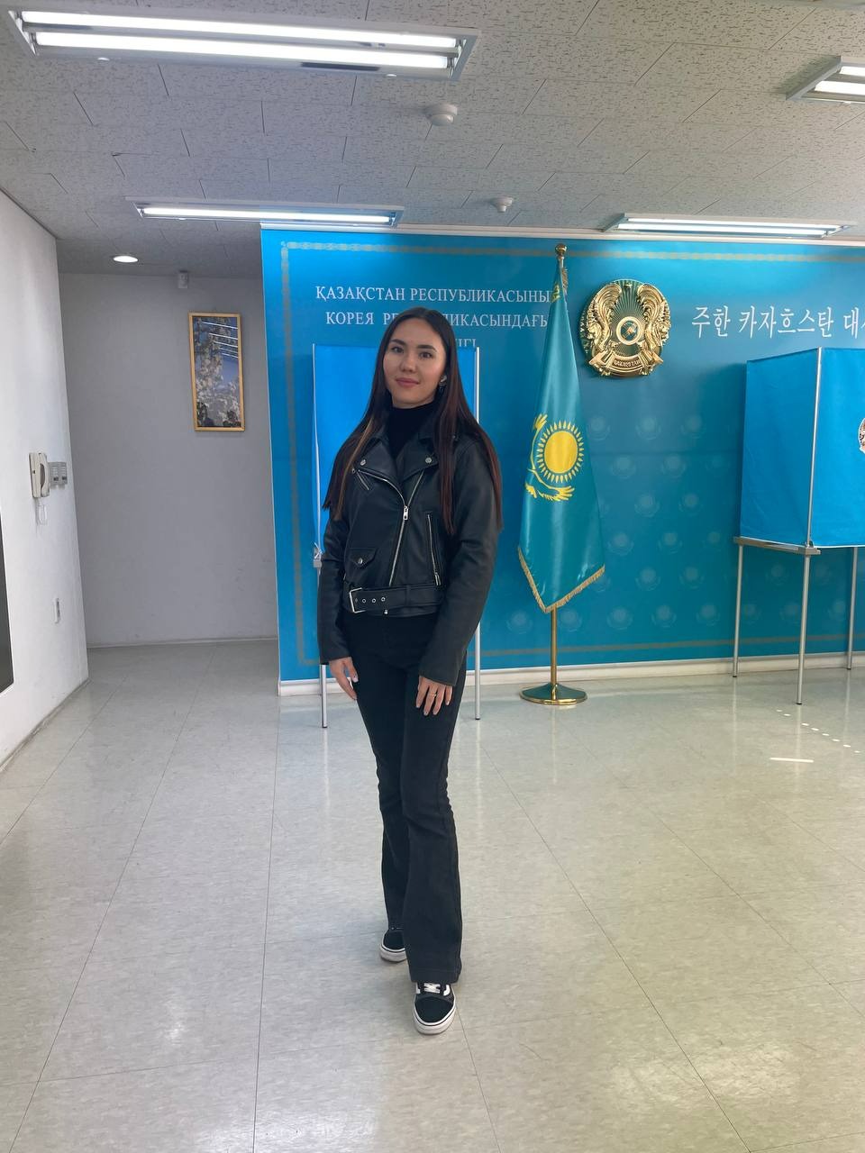 Кореяда тұратын жерлесіміз дауыс берді