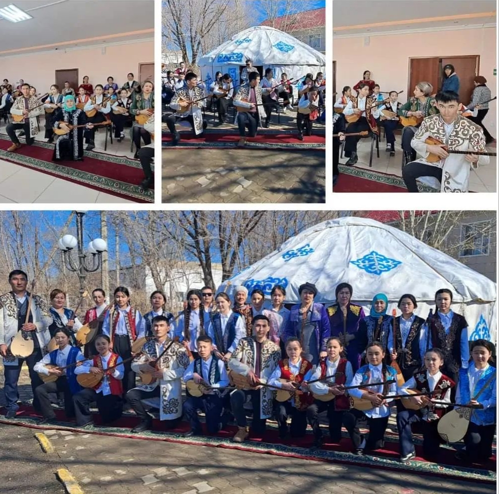 В честь 200 - летия великого композитора казахского народа прошел национальный челлендж «Наурыз мейрамы».