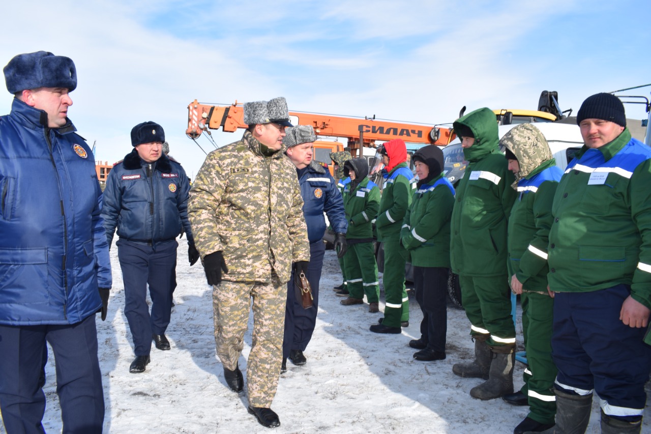 «Көктем – 2023»: спасатели проверили готовность к паводкам в Акмолинской области