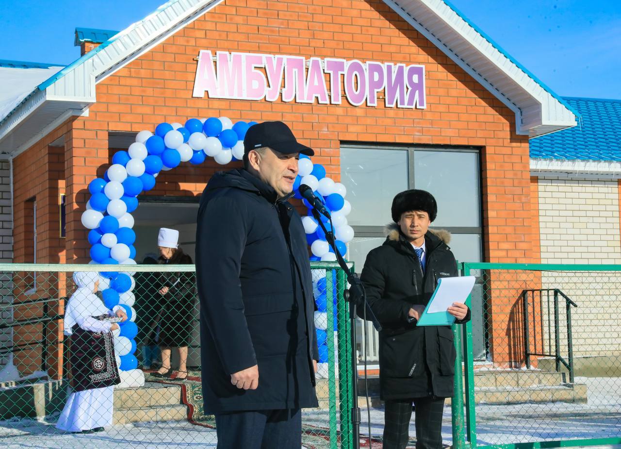 Врачебную амбулаторию открыли в с. Самбай Алгинского района