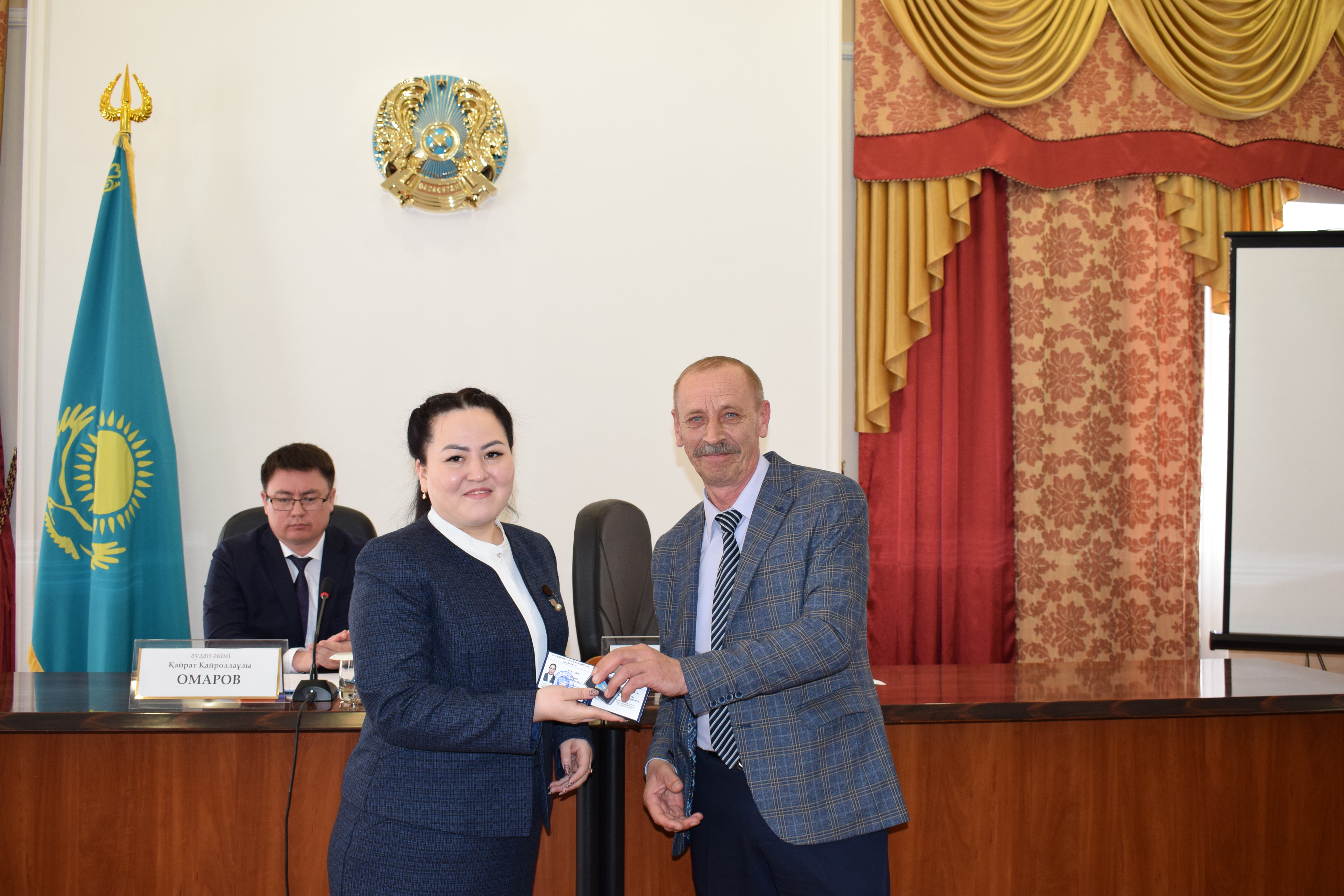 Состоялась первая сессия маслихата района Магжана Жумабаева Северо-Казахстанской области VIII созыва
