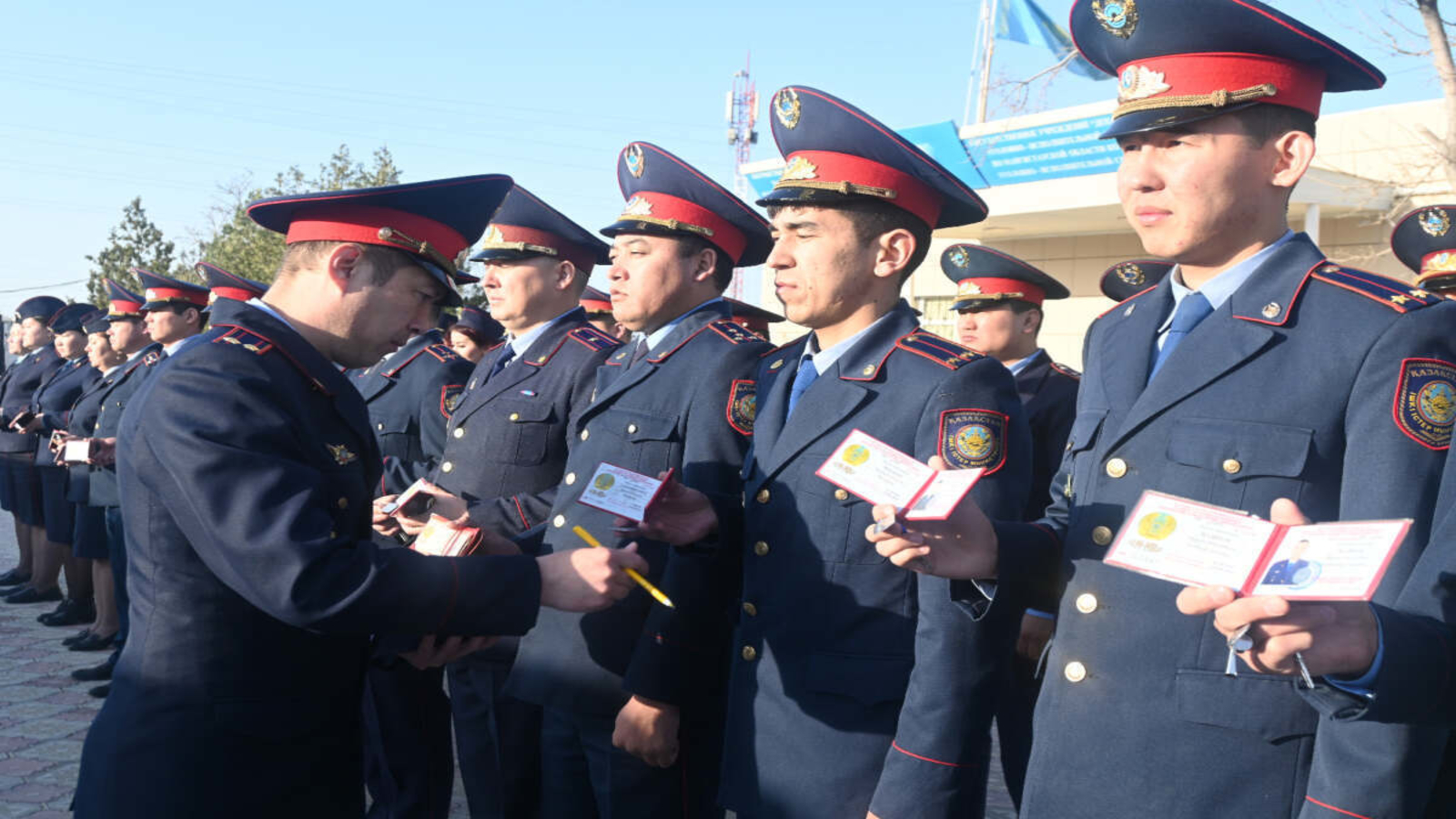 Personnel of the Ministry of internal affairs of Mangystau region switched to a summer dress code