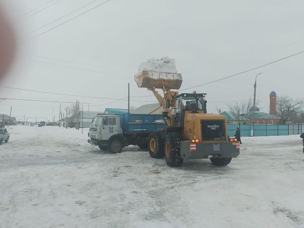 АУДАН БОЙЫНША ҚАР ТАЗАЛАУ ЖҰМЫСТАРЫ ЖҮРГІЗІЛДІ