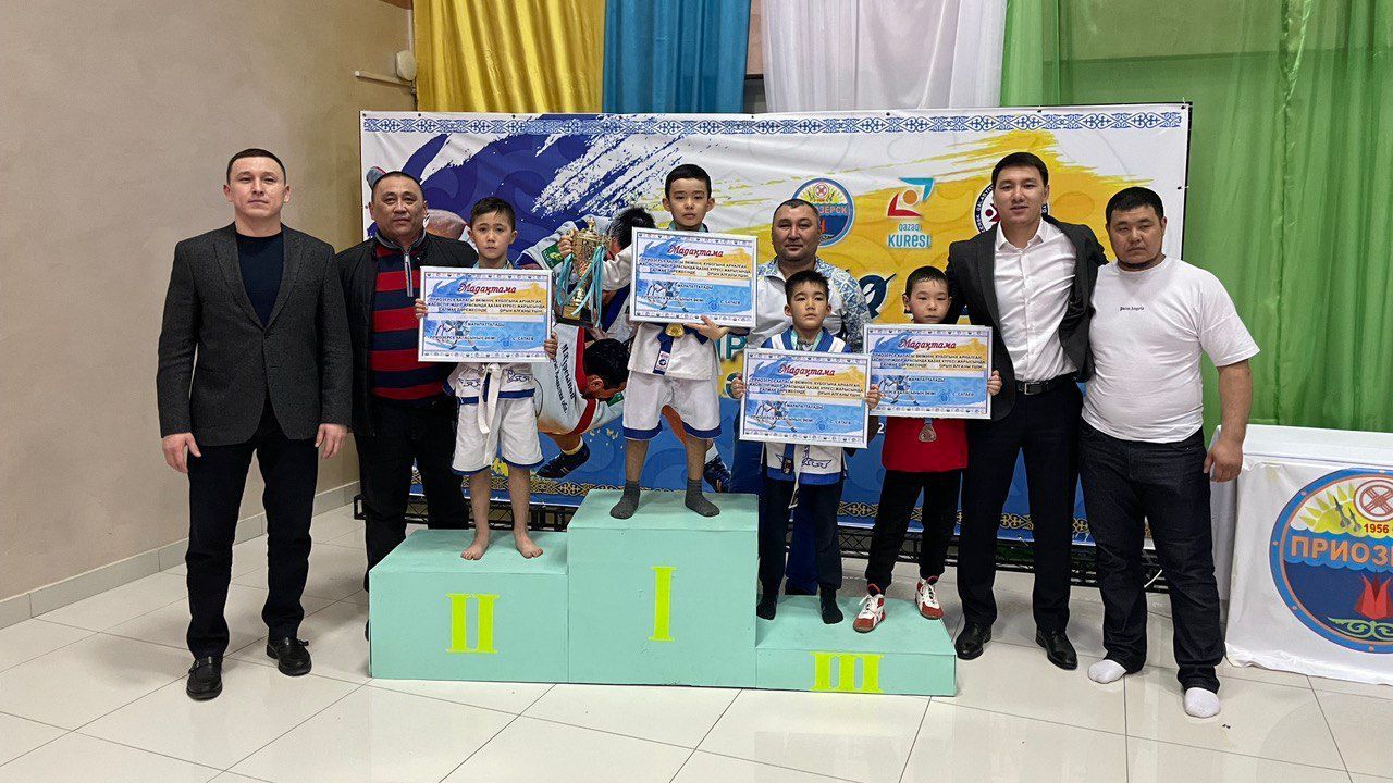 Более 120 юных борцов приняли участие в турнире по казакша курес в Приозёрске