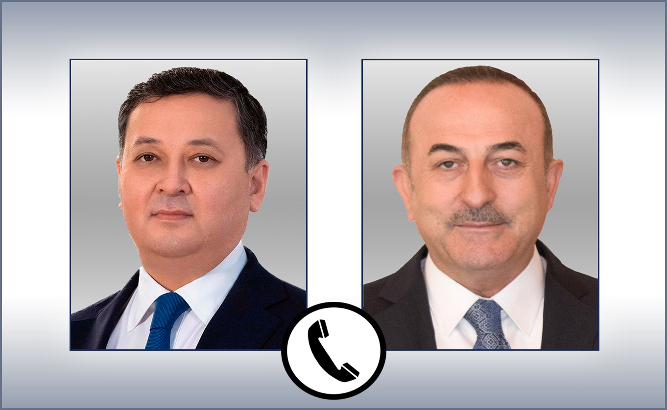 Главы внешнеполитических ведомств Казахстана и Турции провели телефонный разговор