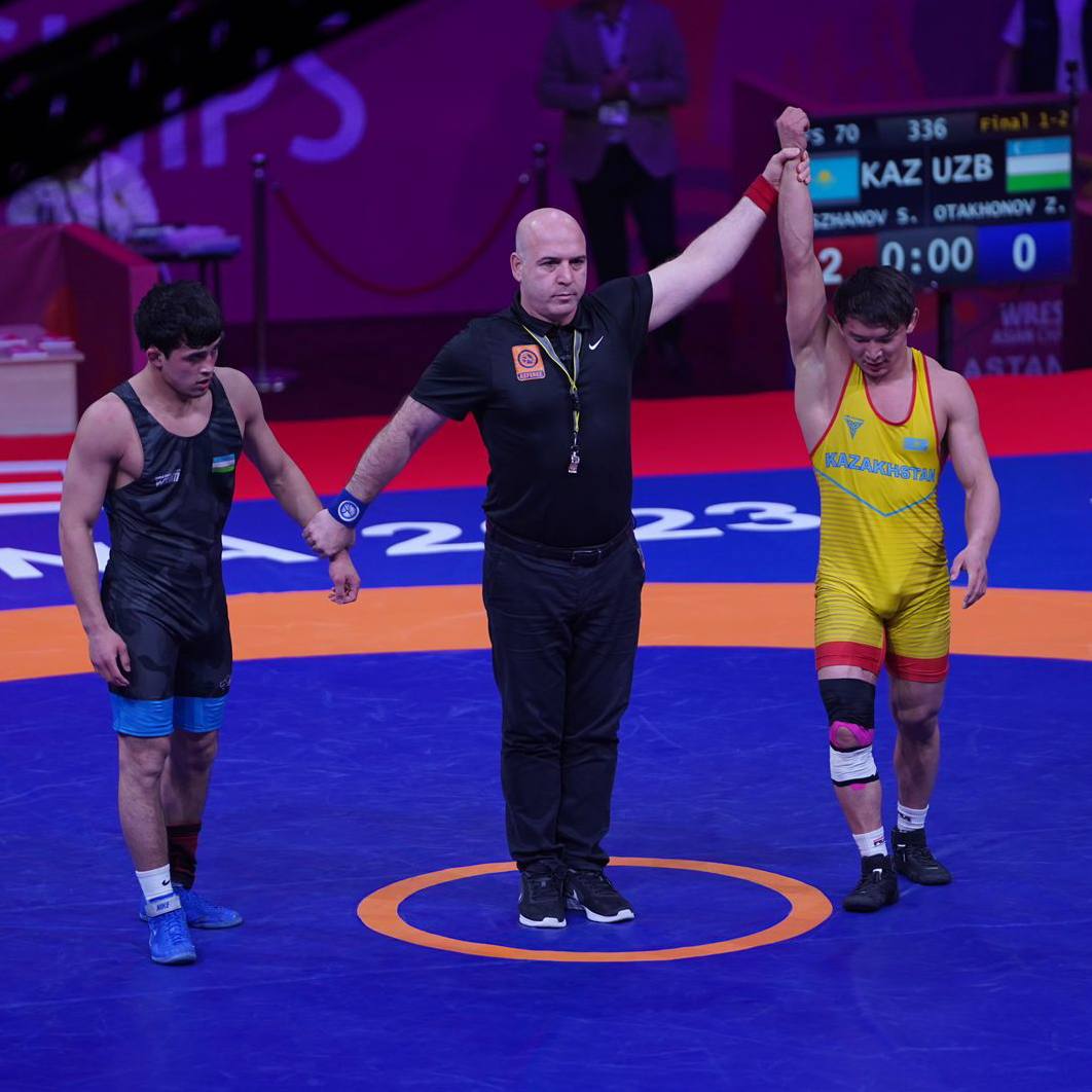 Еще одна золотая медаль для Казахстана на чемпионате Азии по борьбе