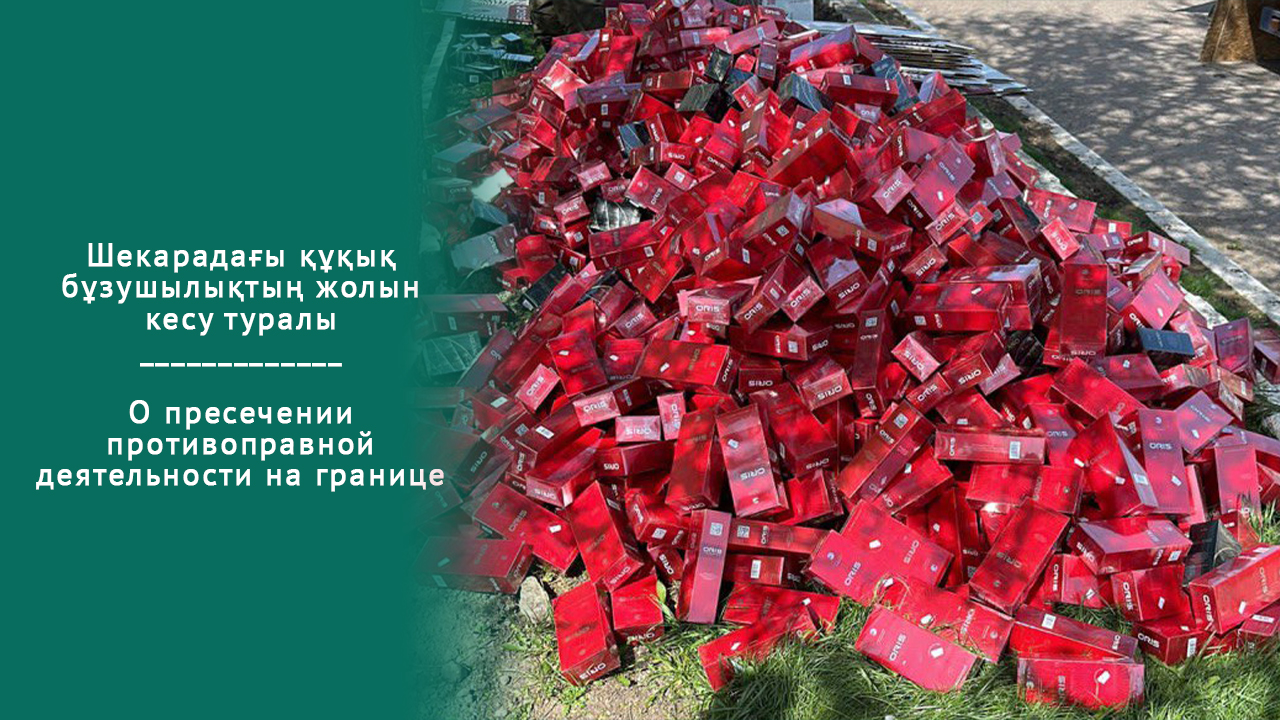 О пресечении противоправной деятельности на границе