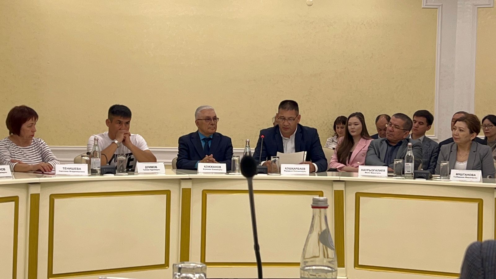 А. ҒИНИЯТ ОРАЛДА АЗАМАТТЫҚ СЕКТОРМЕН КЕЗДЕСУ ӨТКІЗДІ