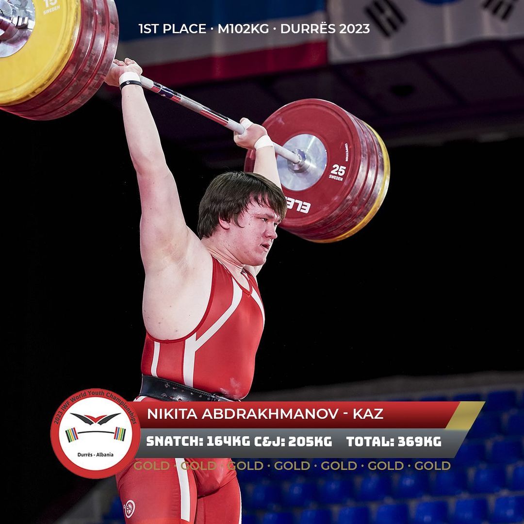 Карагандинский тяжелоатлет выиграл золото чемпионата мира