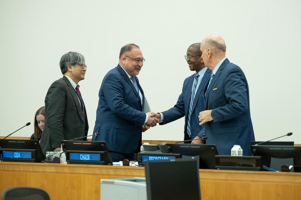 Permanent Representative of the Republic of Kazakhstan to the UN Akan Rakhmetullin has been elected as Chair of the 2023 session of the UN Disarmament Commission