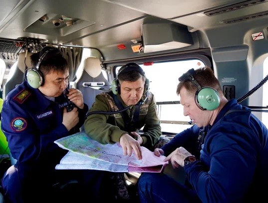 Абай облысы төтенше жағдайлар департаменті  облыс аумағына аэровизуалды тексеру жүргізді