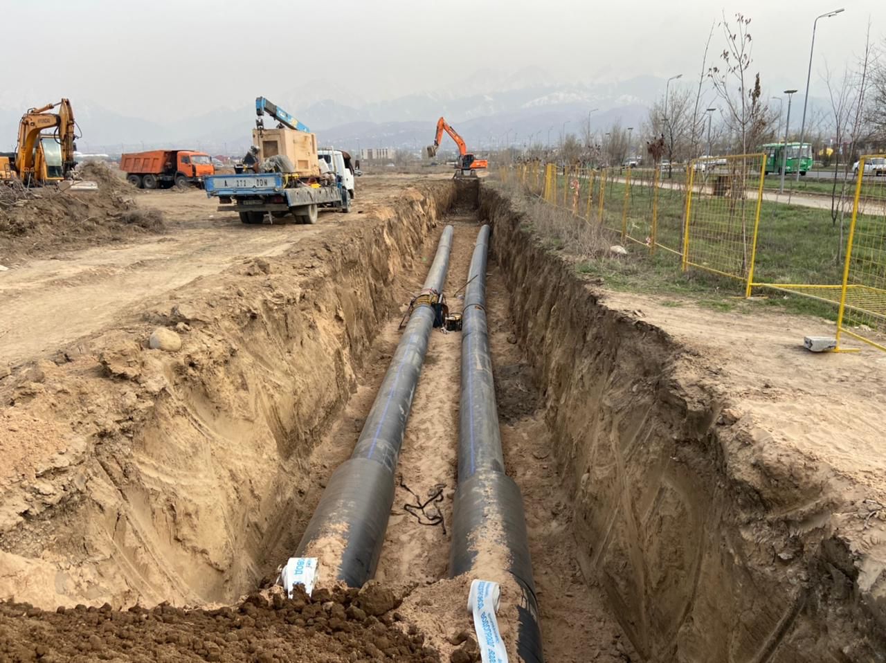 Каскадты сорғы станциясына дейін құрылыс монтаждау жұмыстары жүргізілуде