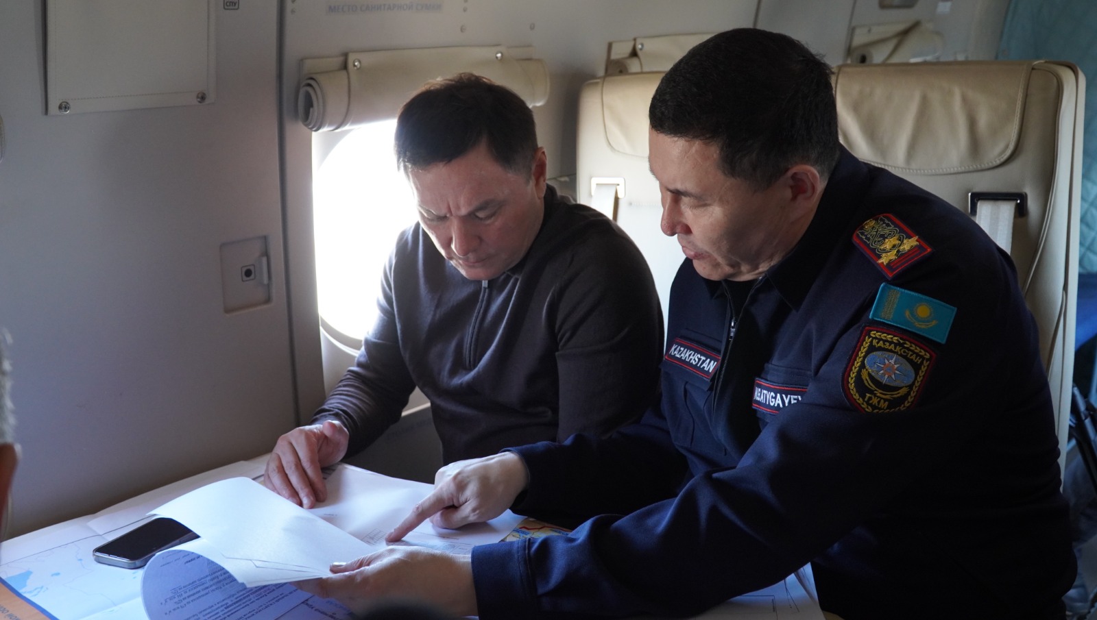 Ақмола облысындағы су тасқыны жағдайына аэровизуалды шолу жүргізілді