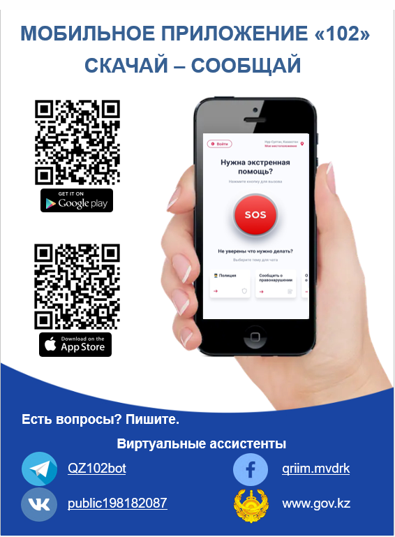 Мобильное приложение «102»