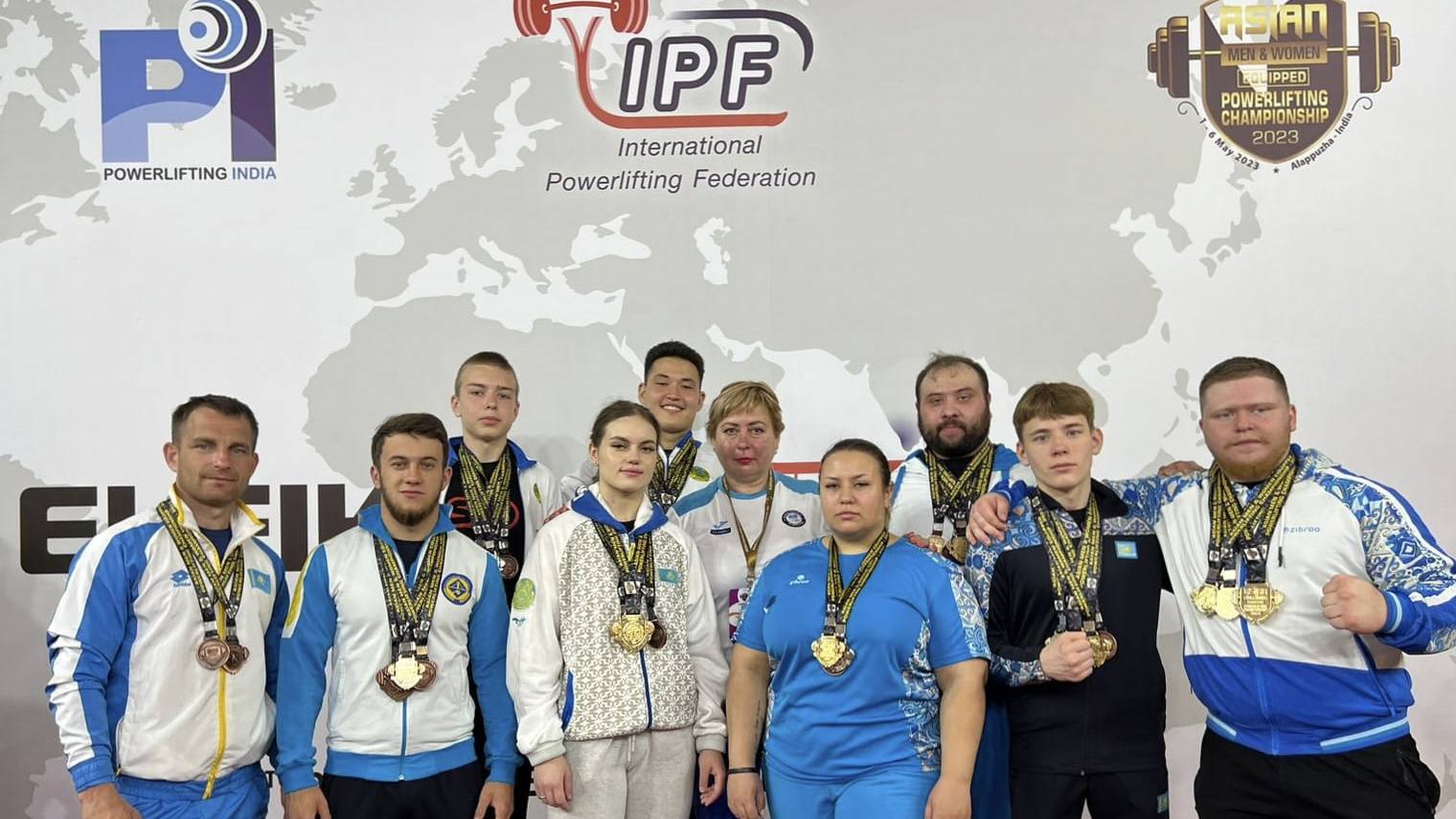 25 медалей чемпионата Азии у карагандинских пауэрлифтеров