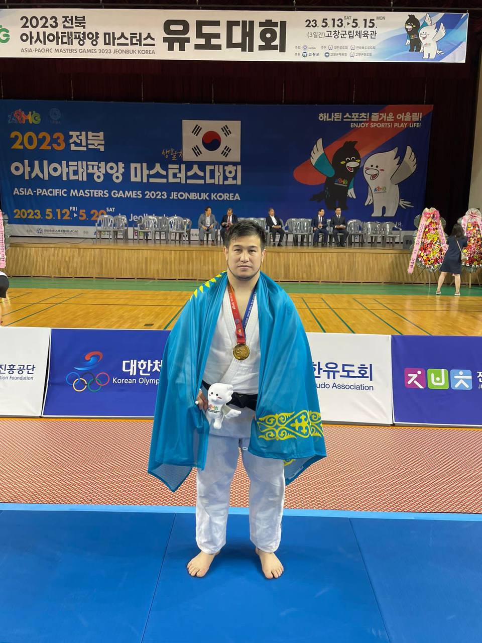 Борец из области Абай стал чемпионом Азиатских игр по дзюдо
