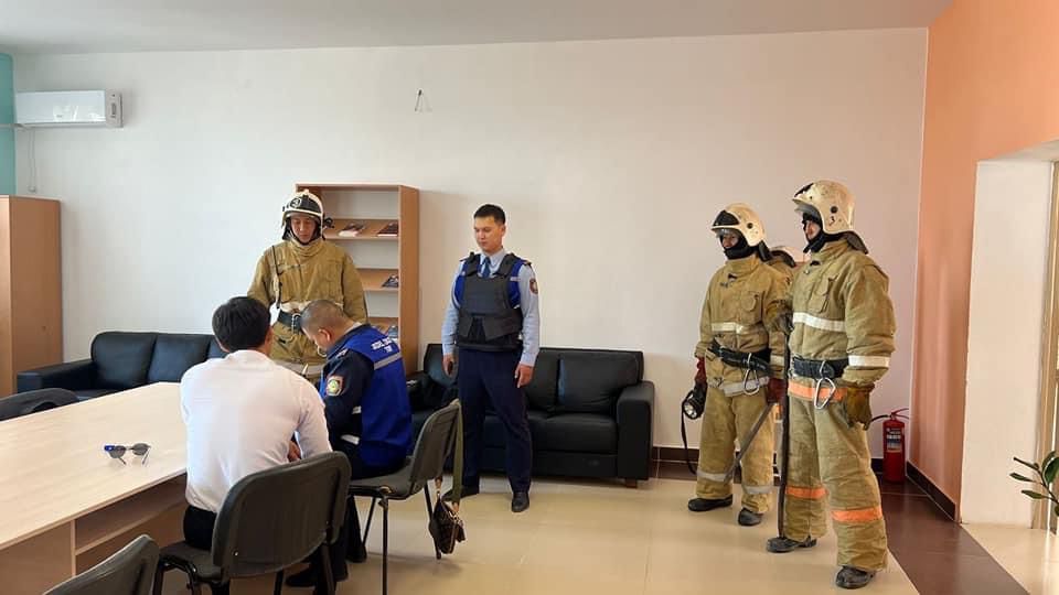 Мектептерде терроризмге қарсы оқу- жаттығулар өткізілді