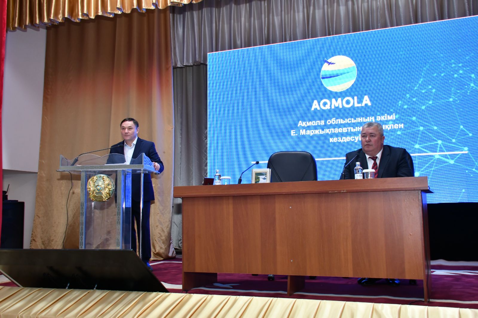 Ермек Маржықпаев Астрахан ауданының  тұрғындарымен кездесу өткізді