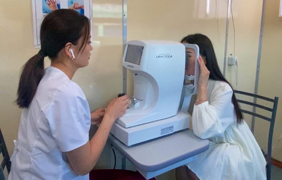 «Саламатты Қазақстан» пойызы жетісулықтарға қызмет көрсетті