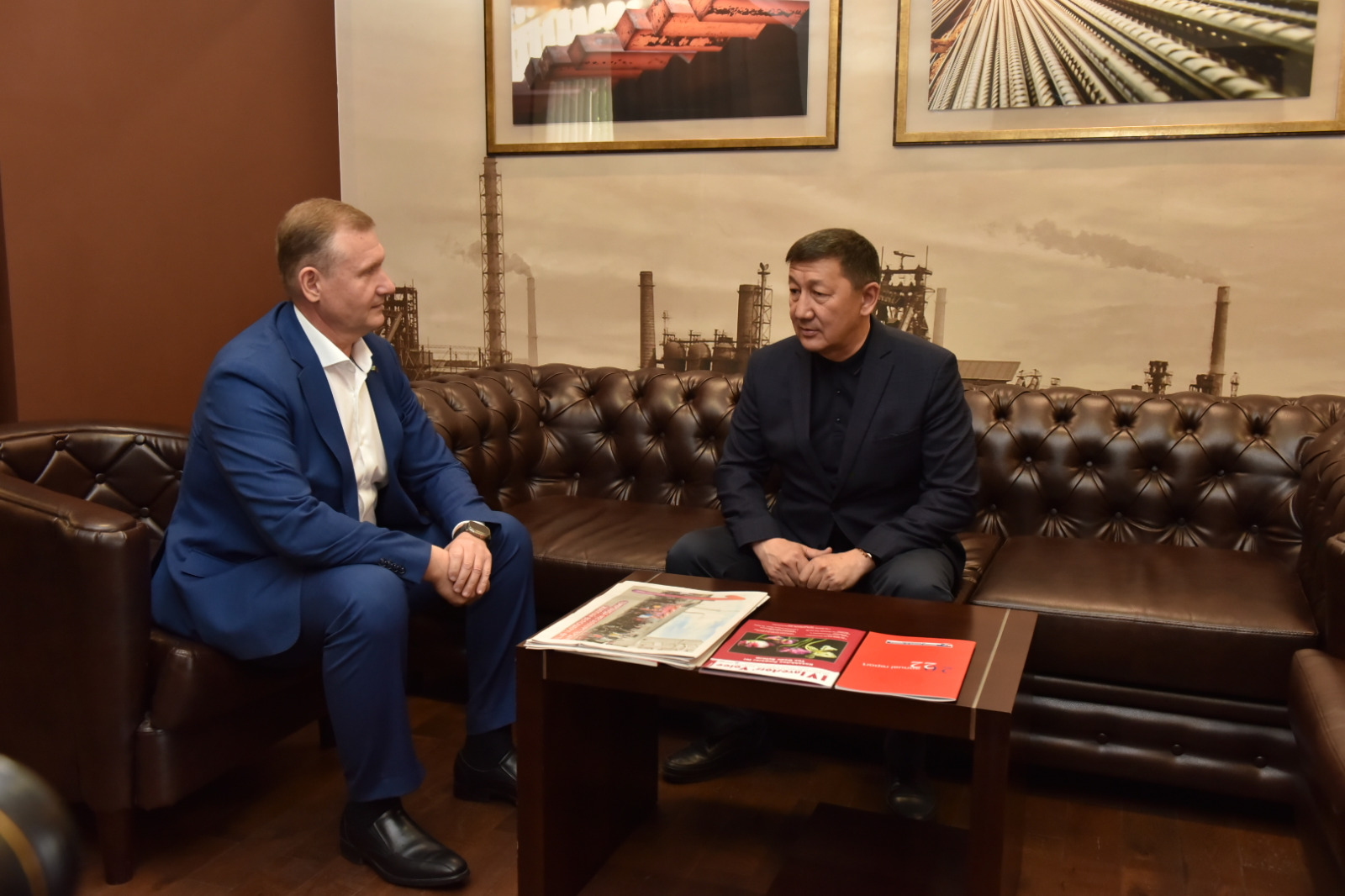 Нуркен Кобжанов посетил АО «АрселорМиттал Темиртау»