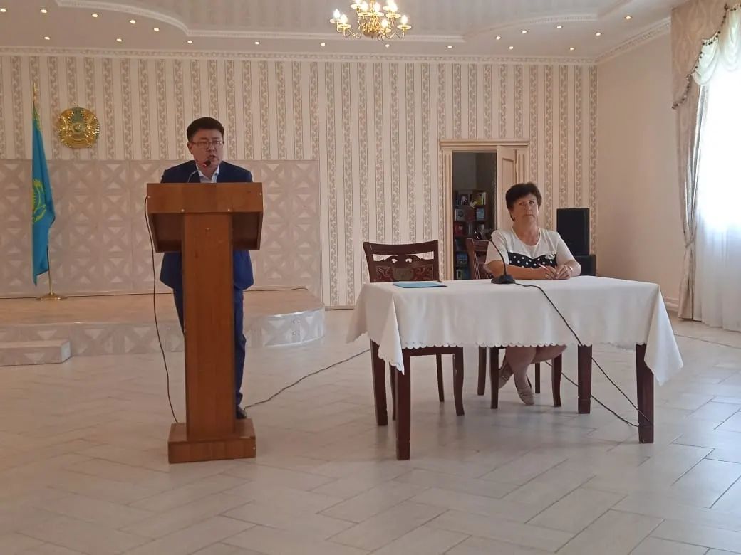 Встреча с населением села Ногайбай