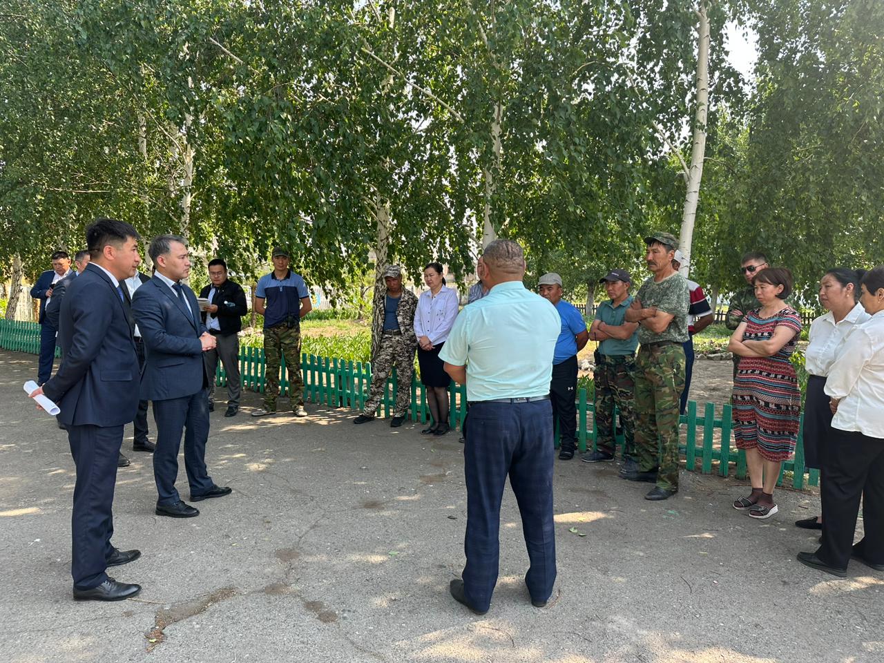 встреча с населением