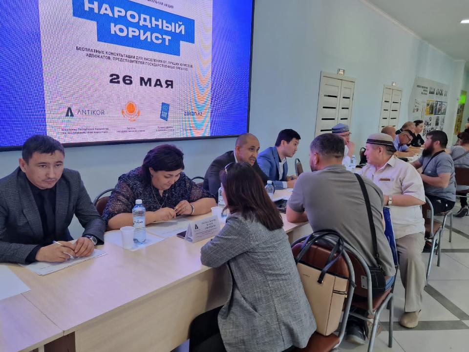 Проведена общереспубликанская акция «Народный юрист».