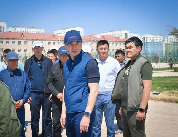 ТҮРКІСТАННЫҢ ИНФРАҚҰРЫЛЫМЫН ЖАҚСАРТУ ЖҰМЫСЫ ЖАЛҒАСЫП ЖАТЫР