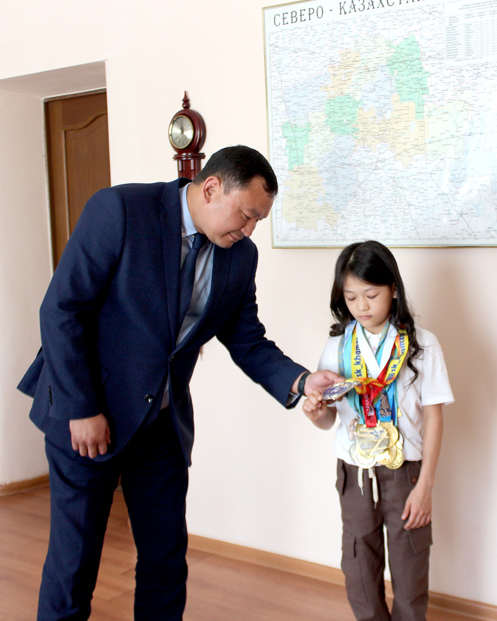 Юная чемпионка - гордость Кызылжарского района