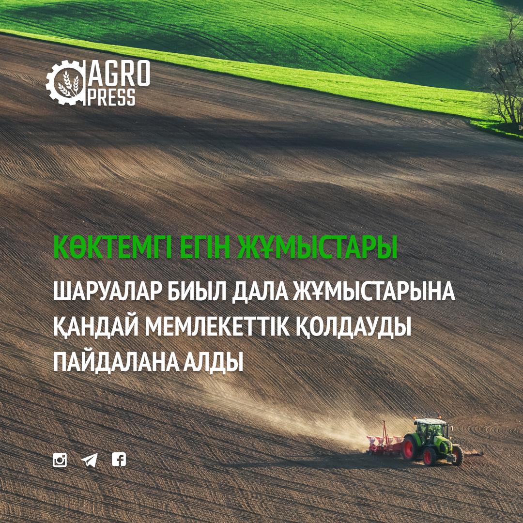 Көктемгі егін жұмыстары: Шаруалар биыл дала жұмыстарына қандай мемлекеттік қолдауды пайдалана алды