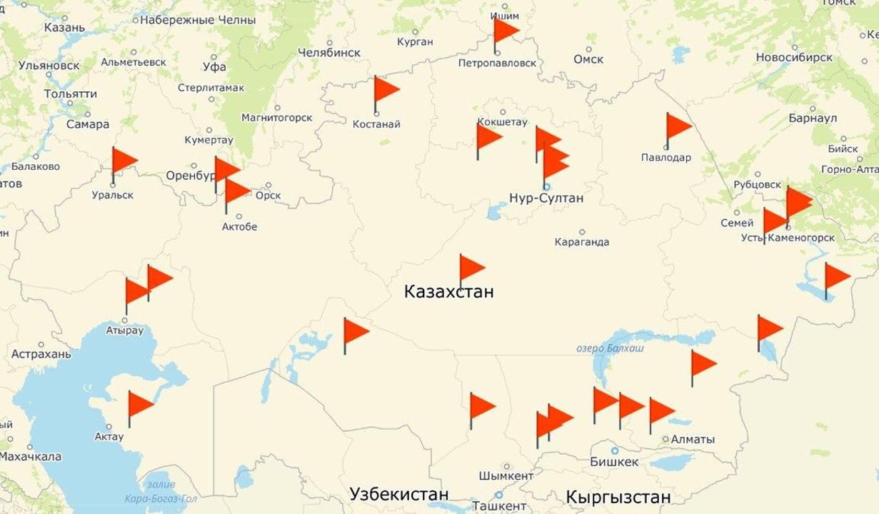 Карта мир работает в казахстане