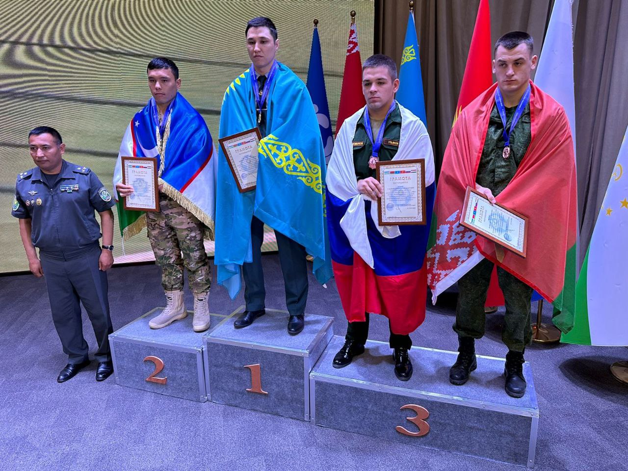 В Военно-спортивных играх государств – участников СНГ курсанты вузов Министерства обороны РК заняли третье место