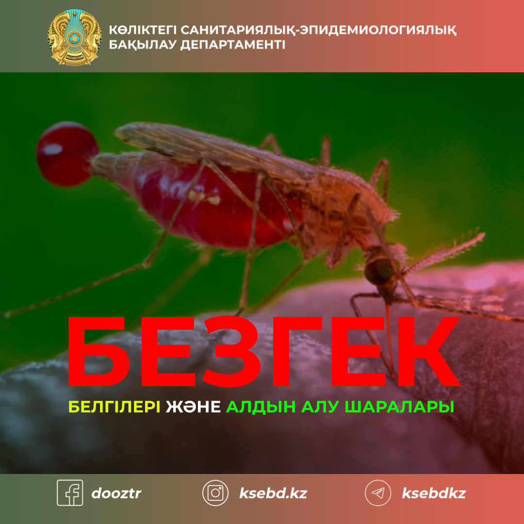 Безгек белгілері және алдын алу шаралары