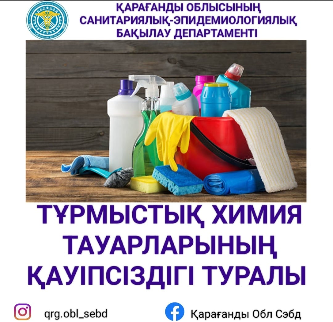 Тұрмыстық химия тауарларының қауіпсіздігі туралы