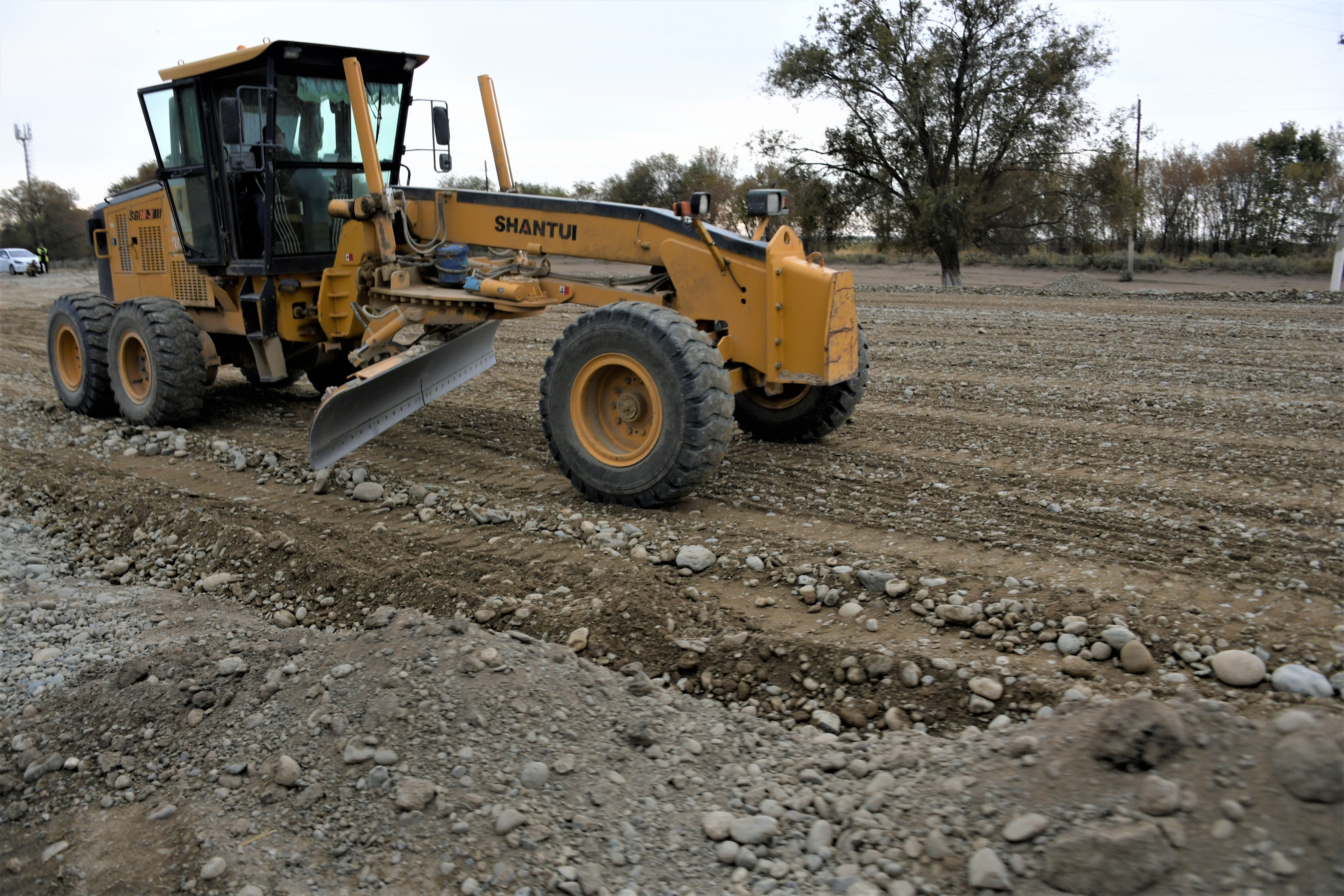Балқаш көліне дейінгі жол жөнделуде