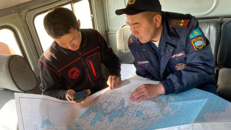 Қорғалжын қорығында өрт сөндіру жұмыстары жүргізілуде