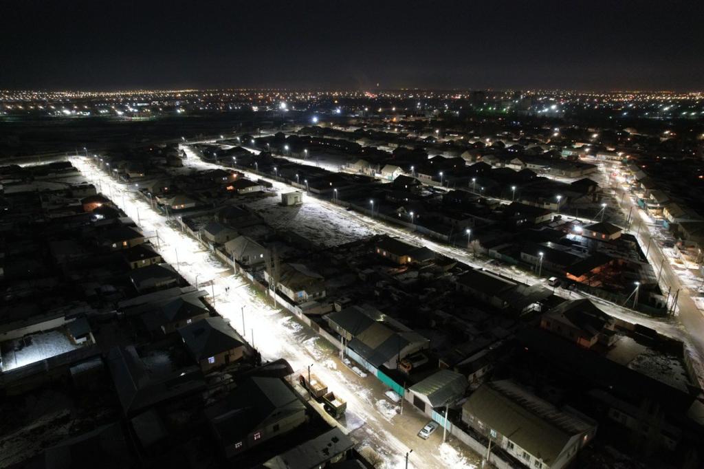 Биыл Тараз қаласының 68 көшесіне жарық орнатылады