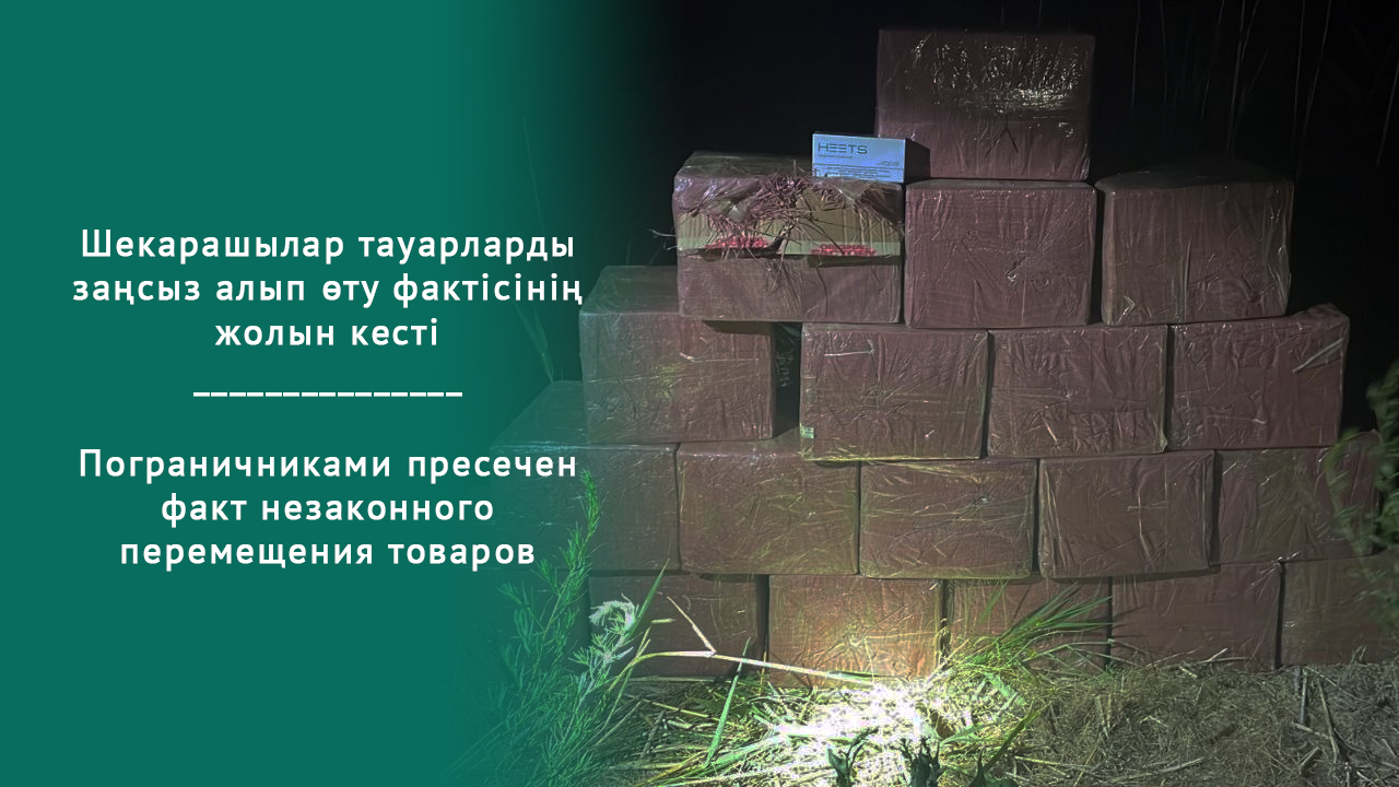 Пограничниками пресечен факт незаконного перемещения товаров